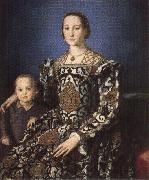 Portrait of Eleonora of Toledo with Her Son Giovanni de'Medici, Agnolo Bronzino